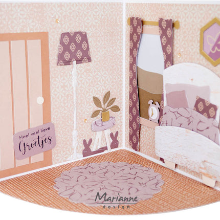 Marianne Design Collectables Die - Lamp & Stool by Marleen