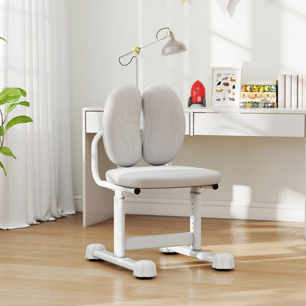 Kids Desk Chair Children Study Chair with Double Back Support and Adjustable Height-Blue