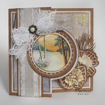 Marianne Design Creatables Anja's Vertical Folding Die (Round)