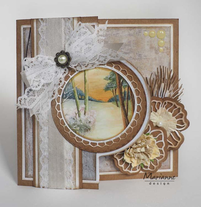 Marianne Design Creatables Anja's Vertical Folding Die (Round)