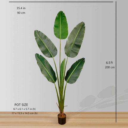 Luca Artificial Bird Of Paradise Potted Plant (Multiple Sizes)