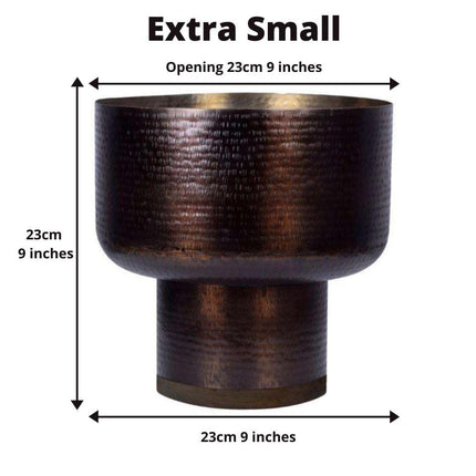 Lupe - Copper Mid-Century Mushroom Planter (Multiple Sizes)