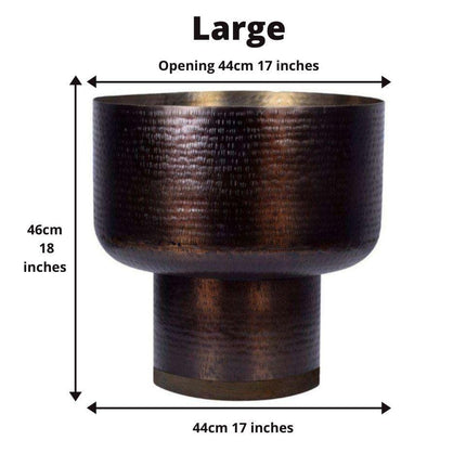 Lupe - Copper Mid-Century Mushroom Planter (Multiple Sizes)