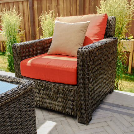Laguna Point 4-Piece Wicker Outdoor Conversational Set