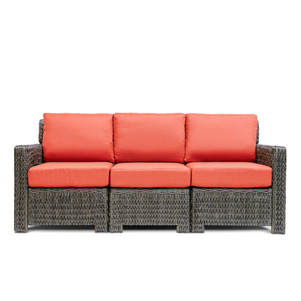 Laguna Point 4-Piece Wicker Outdoor Modular Conversational Set