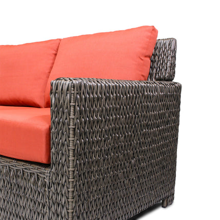 Laguna Point 4-Piece Wicker Outdoor Conversational Set