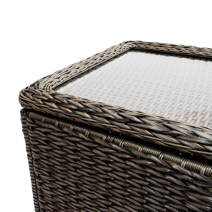 Laguna Point Wicker Outdoor Storage Chest Coffee Table