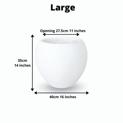 Merida Round Cement Planter (Multiple Sizes)