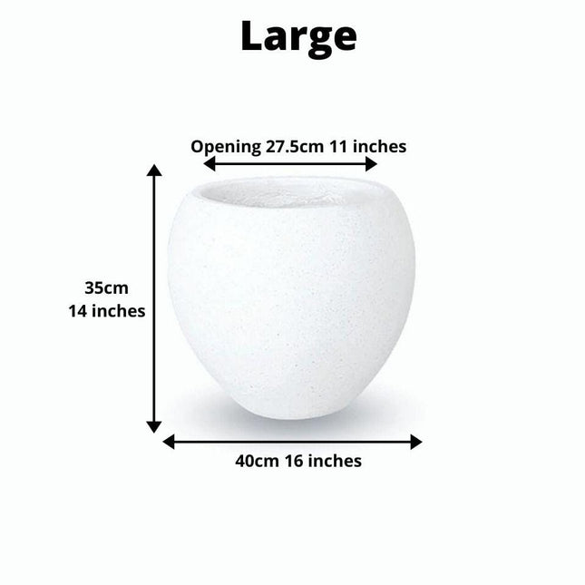 Merida Round Cement Planter (Multiple Sizes)