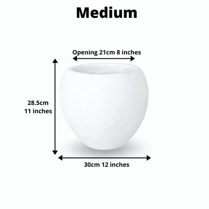 Merida Round Cement Planter (Multiple Sizes)