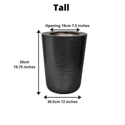 Mesa - Black Brass Planter (Multiple Sizes)