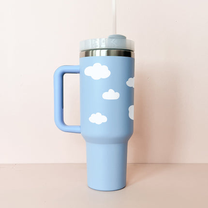 Gobelet isotherme 40oz - bleu Nuages