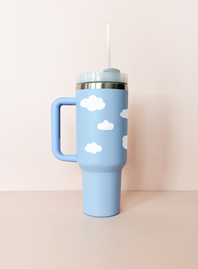 Gobelet isotherme 40oz - bleu Nuages
