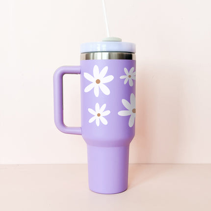 Gobelet isotherme 40oz - lavande Marguerites