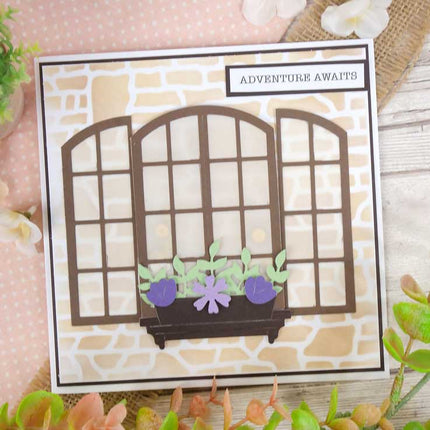 Moonstone Dies - Wonderful Window & Flowers