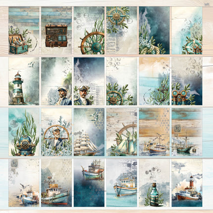 3Quarter Designs Maritime Tides - Tuck N Play Cards