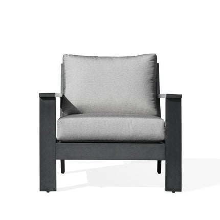 Magnolia Black Aluminum Club Chair with Sunbrella® Cushions