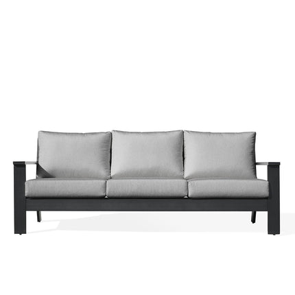 Magnolia Black Aluminum Sofa with Sunbrella® Cushions