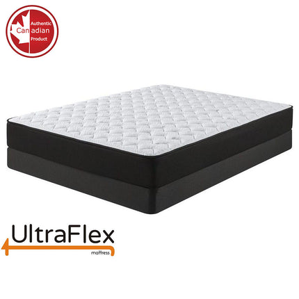UltraFlex PURITY -  Spinal Care Orthopedic Cool Gel, Pressure Relief Foam Encased, Multiple spinal Posture Support, LowMotion Transfer quilting, Natural Foam Blend, Comfort+, Eco-Friendly Mattress (Made in Canada)