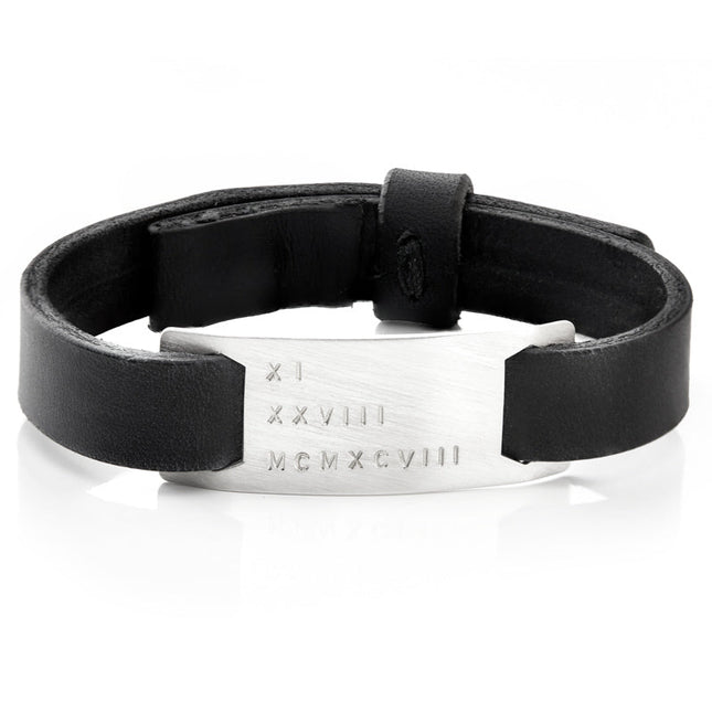 Marley Black Leather Bracelet