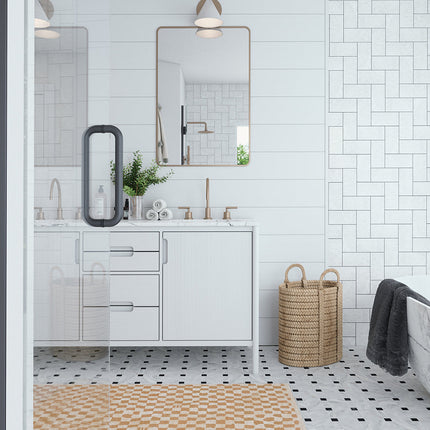 Metro Checkered Natural Rug