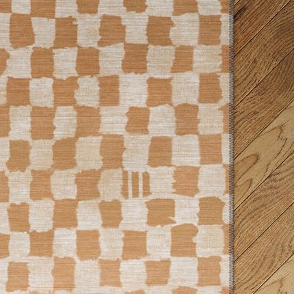 Metro Checkered Natural Rug