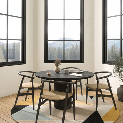 Mizza Black Yellow Multicolor Rug