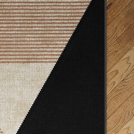 Mizza Black Yellow Multicolor Rug