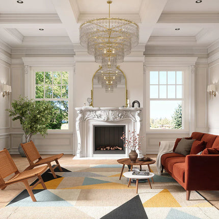 Mizza Black Yellow Multicolor Rug