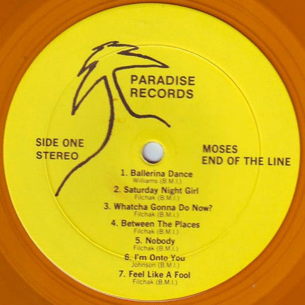 Moses – End Of The Line -1978 Original Yellow Vinyl!