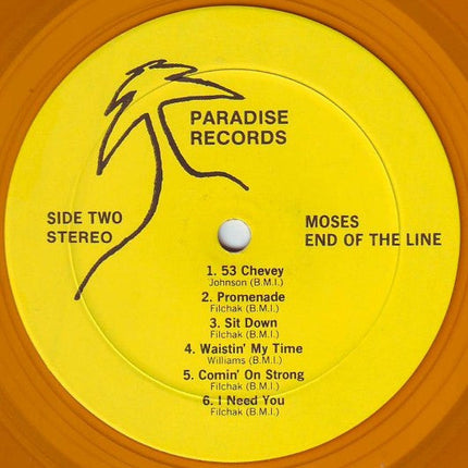 Moses – End Of The Line -1978 Original Yellow Vinyl!