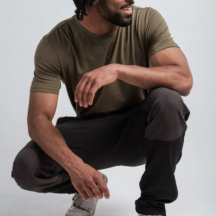 Men's Black Adventure Water Resistant Pants