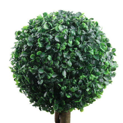 Oxford Faux Potted Boxwood Topiary Plant 3'