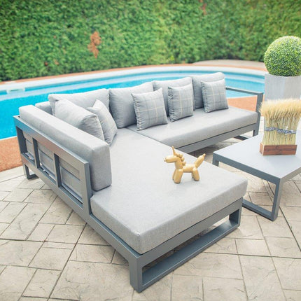 Oasis 3-Piece Aluminum Outdoor Sectional