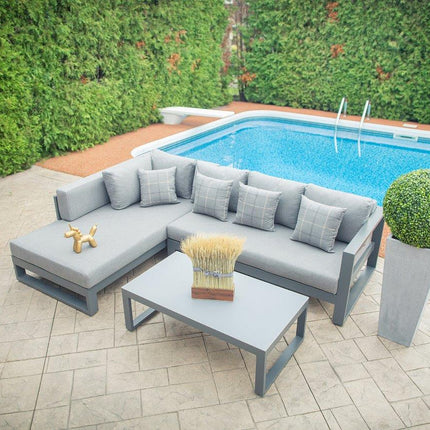 Oasis 3-Piece Aluminum Outdoor Sectional
