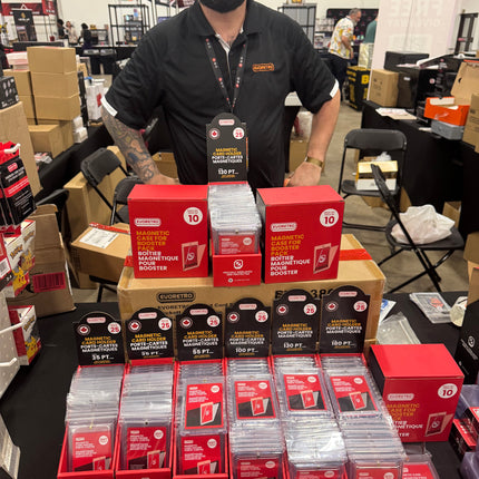 One Touch Magnetic Card Holder – 25 Pack