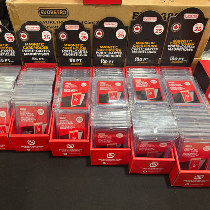 One Touch Magnetic Card Holder – 25 Pack