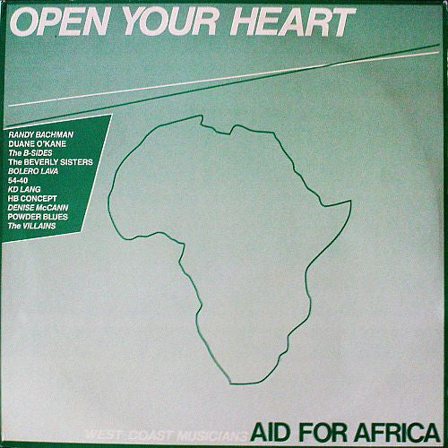 Open Your Heart - West Coast Musicians Aid For Africa - 1985 SEALED, Rare!