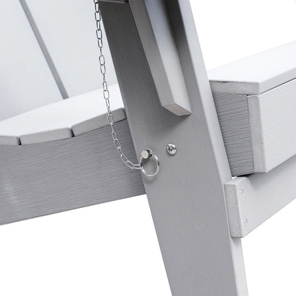 Adirondack Polymer Outdoor Folding Chair with Cupholder