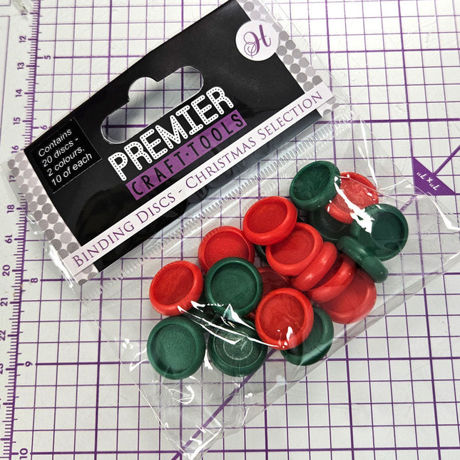 Premier Craft Tools - Binding Discs - Christmas