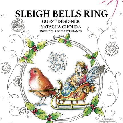 Sleigh Bells Ring A5 Clear Stamp Set