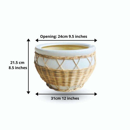 Pura Ceramic Planter 12''