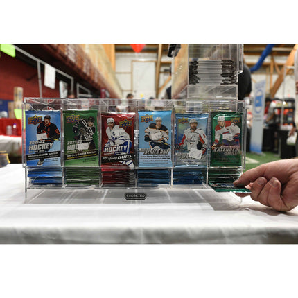 Pokémon Booster Pack 6-Slot Acrylic Display Dispenser - 4 Packs