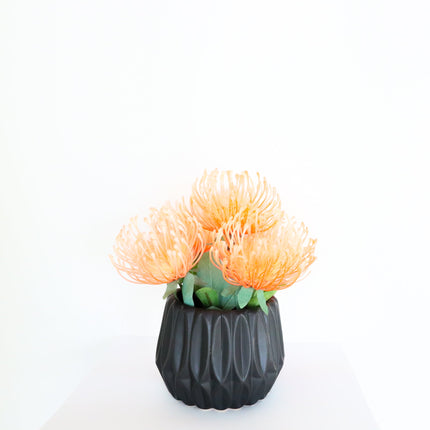 Reseda Artificial Potted Flower Bouquet 7'' X 8''