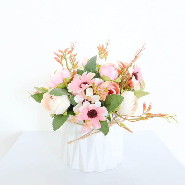 Dayla Artificial Potted Flower Bouquet 8''X8''