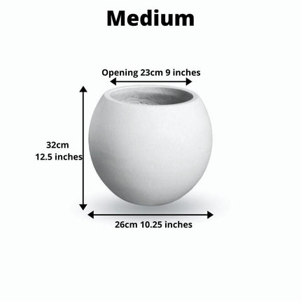 Rolo Round Cement Planter (Multiple Sizes)
