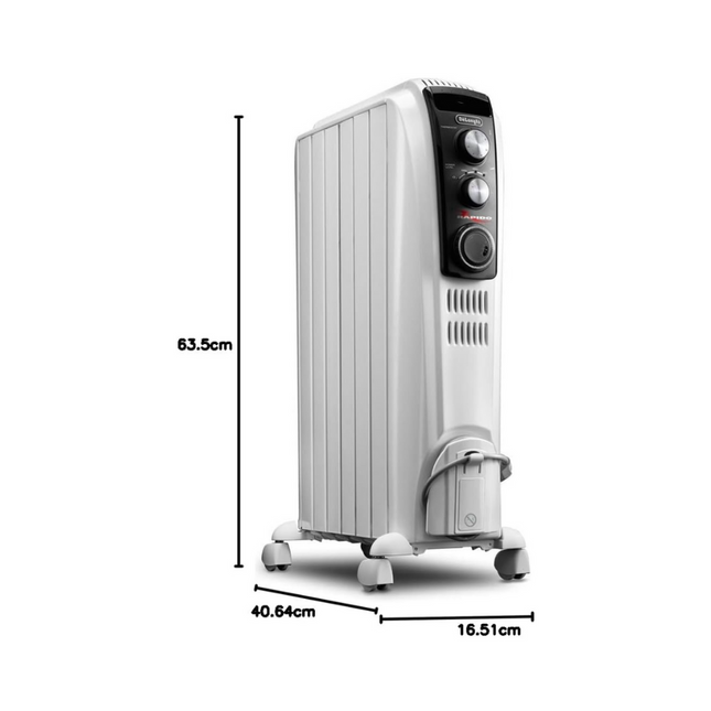 Radiateur numérique à chauffage radiant Dragon de DeLonghi - Blanc (TRD40615TCA)