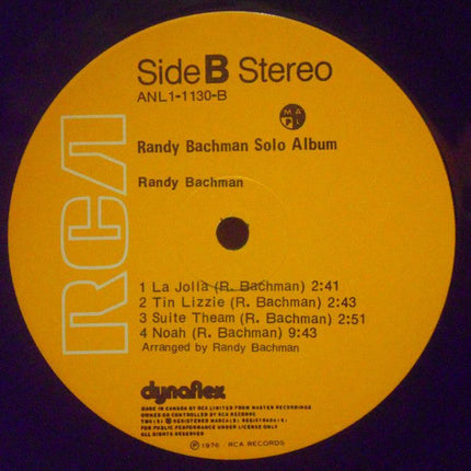 Randy Bachman – Solo Album - 1976!