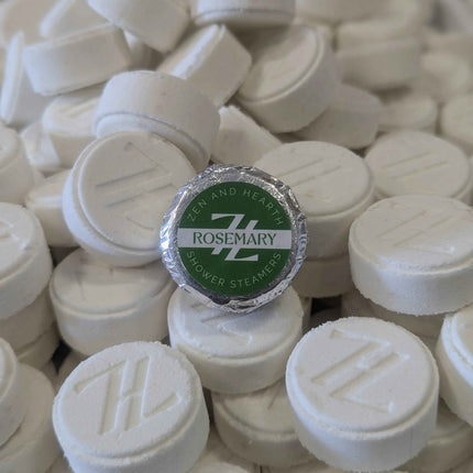 Zen & Hearth Personalized Shower Steamers | Custom Aromatherapy Shower Bombs for Relaxation – Choose Lavender, Eucalyptus, Grapefruit & More