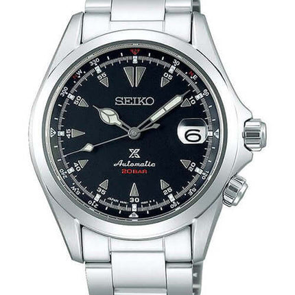 Seiko Prospex 'Sharks Tooth' Black Dial Alpinist Mens Watch SPB117J1